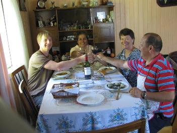 Homestay family with spanish students